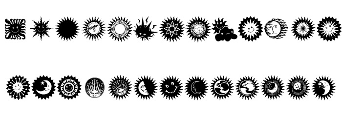 SunAndFriends Font LOWERCASE