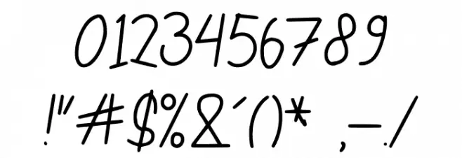 SunFloWiNG Font OTHER CHARS