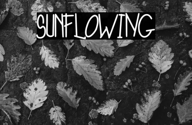 SunFloWiNG Font examples