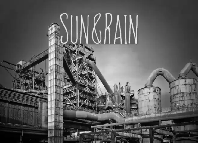 Sun&Rain Font examples