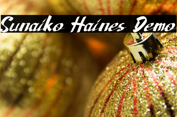Sunaiko Haines Demo Example 1