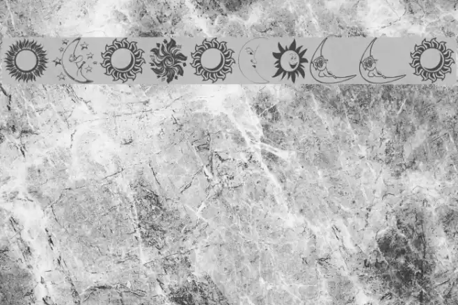 SunandMoon Font examples