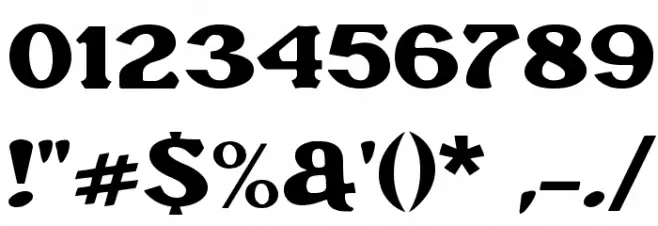 Sunantara Font OTHER CHARS