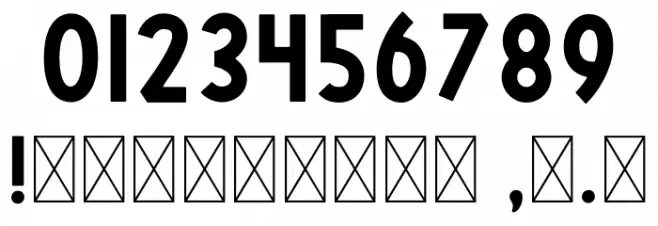 Sunbeam Font OTHER CHARS