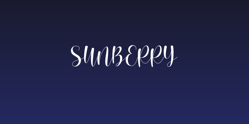 Sunberry Social Header