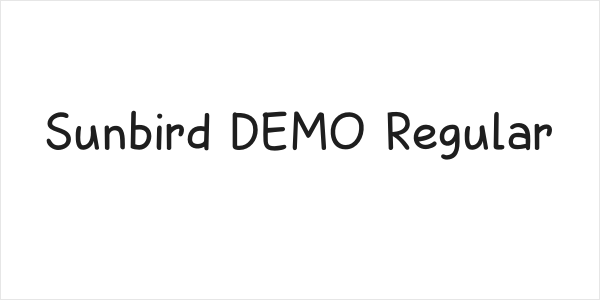 Sunbird DEMO Regular Logo