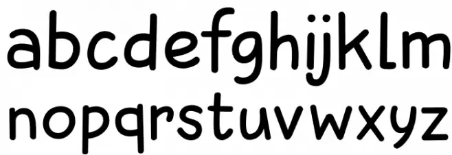 Sunbird DEMO Regular Schriftart Kleinbuchstaben