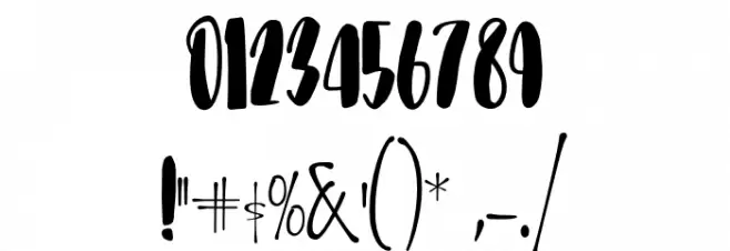 Sunbreath Regular Font OTHER CHARS