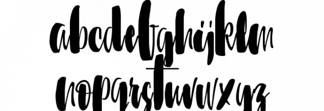 Sunbreath Regular Font LOWERCASE