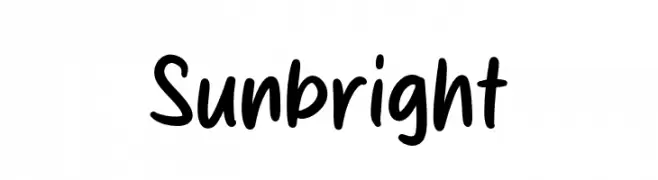 Sunbright  Descarca Fonturi Gratis