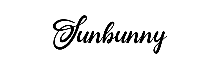 Sunbunny  フリーフォントのダウンロード