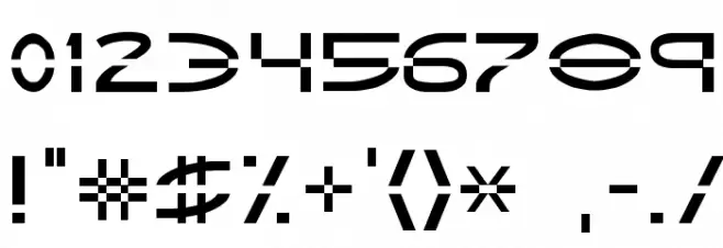 Sunc Font OTHER CHARS