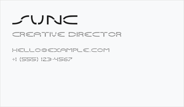 Sunc Business Card