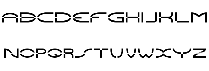 Sunc Font LOWERCASE