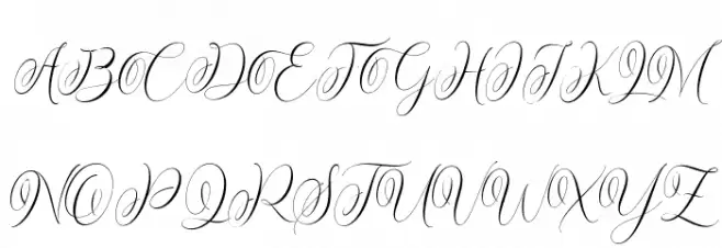 Sunchery Script Font OTHER CHARS