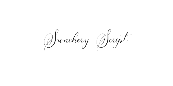 Sunchery Script Logo