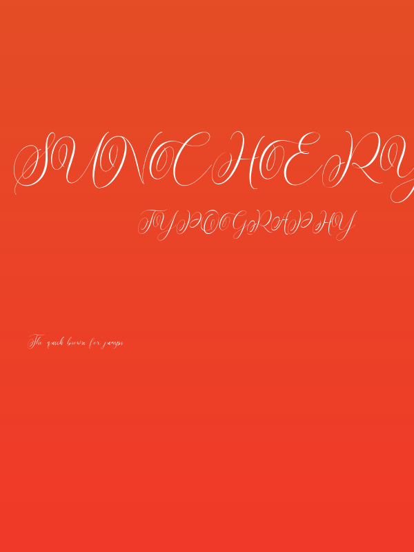 Sunchery Script Poster