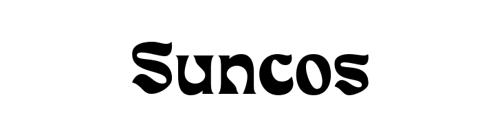 Suncos  Free Fonts Download