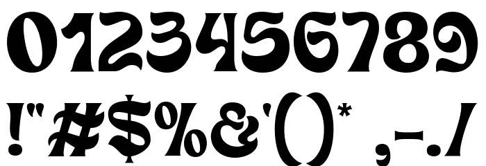 Suncos Font OTHER CHARS