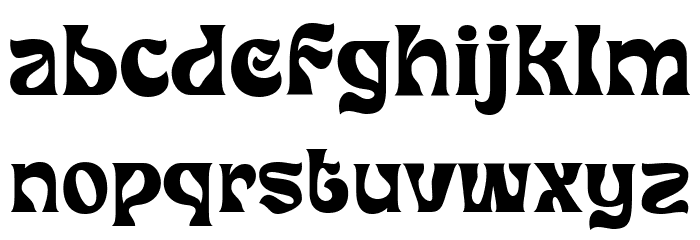 Suncos Font LOWERCASE