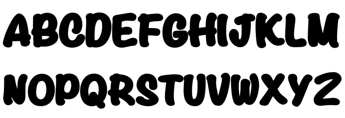 SundaeHitPersonalUse-Bold Font LOWERCASE