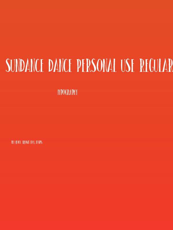 Sundance dance PERSONAL USE Regular Poster