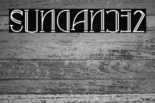Sundance2 Font examples