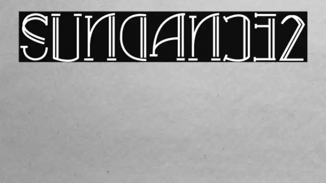 Sundance2 Font examples