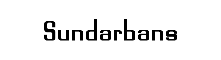 Sundarbans  免费字体下载