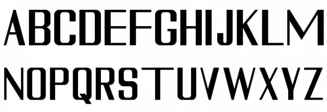 Sundarbans Font UPPERCASE