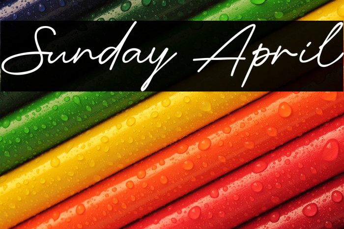 Sunday April Example 1