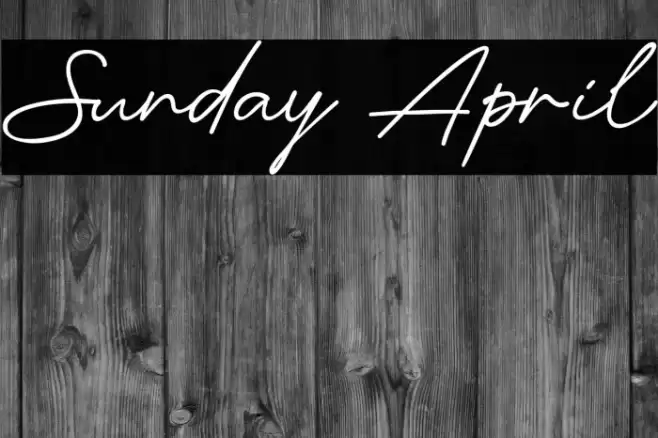 Sunday April Caratteri examples