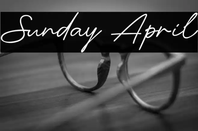 Sunday April Caratteri examples