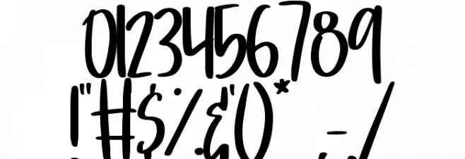 Sunday Beach Font OTHER CHARS