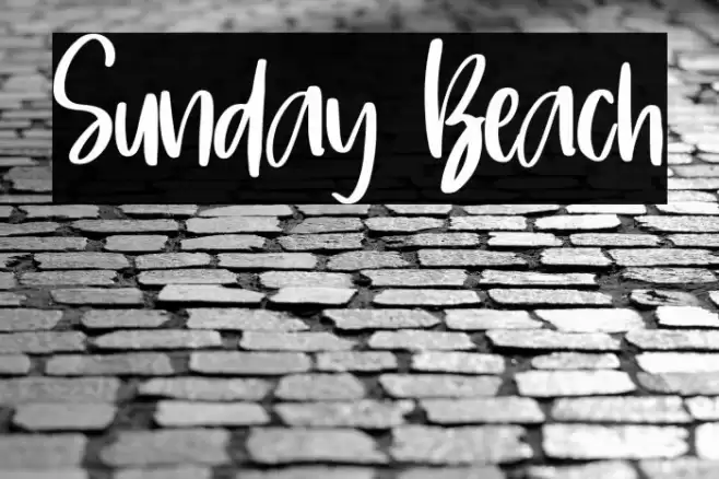 Sunday Beach Font examples