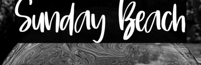 Sunday Beach Font examples