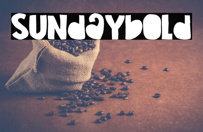 Sunday Bold Example 3