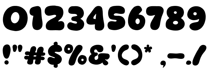 Sunday Burger Font OTHER CHARS