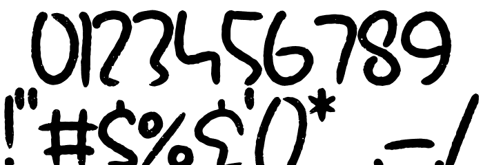 Sunday Buttercup Font OTHER CHARS