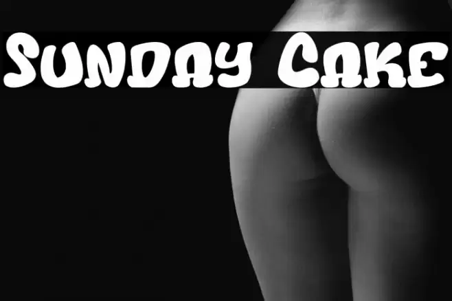 Sunday Cake Font examples