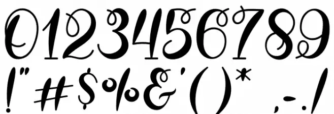 Sunday Christmas Schriftart Anderer Schreiben