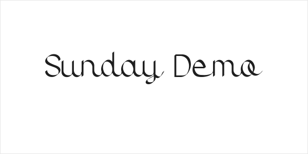 Sunday Demo Logo