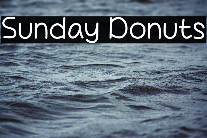 Sunday Donuts Example 2