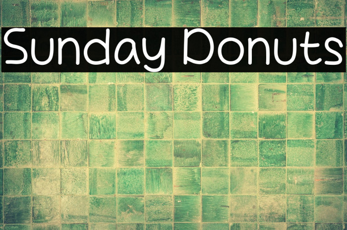 Sunday Donuts Example 3