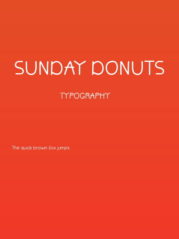 Sunday Donuts Poster