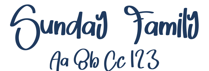 Sunday  Family Font Preview