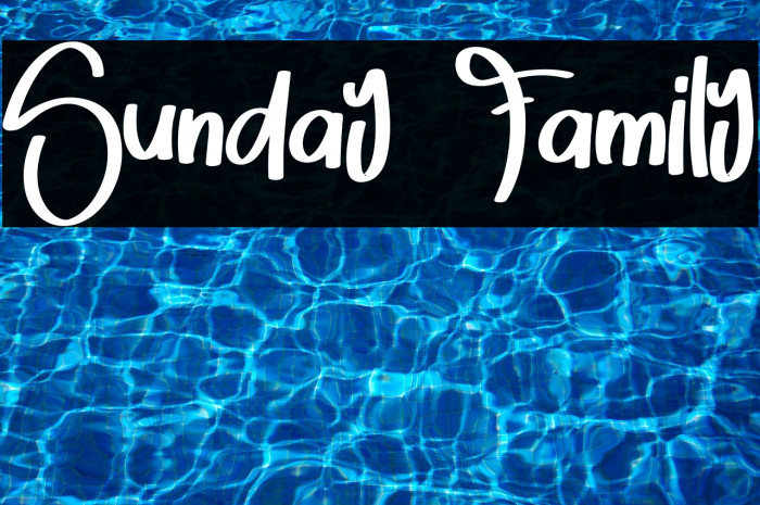 Sunday  Family Example 1