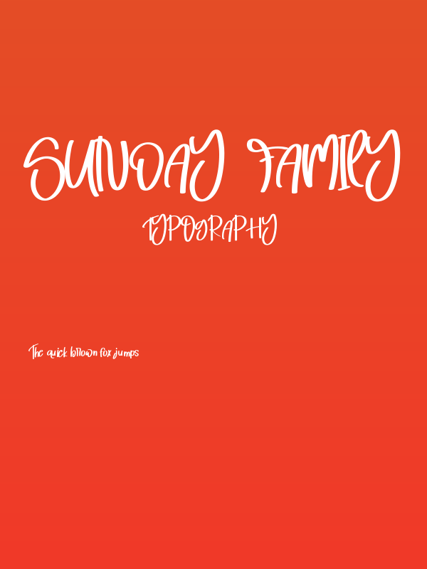 Sunday  Family Poster