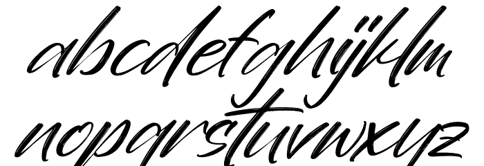 Sunday Freedom Italic Font LOWERCASE
