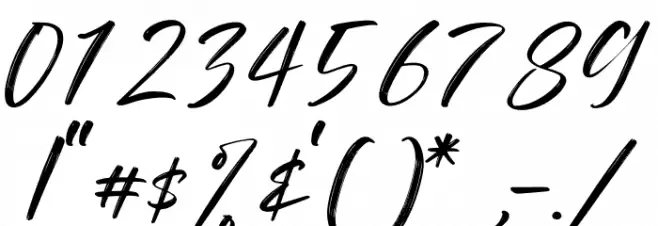 Sunday Freedom Font OTHER CHARS